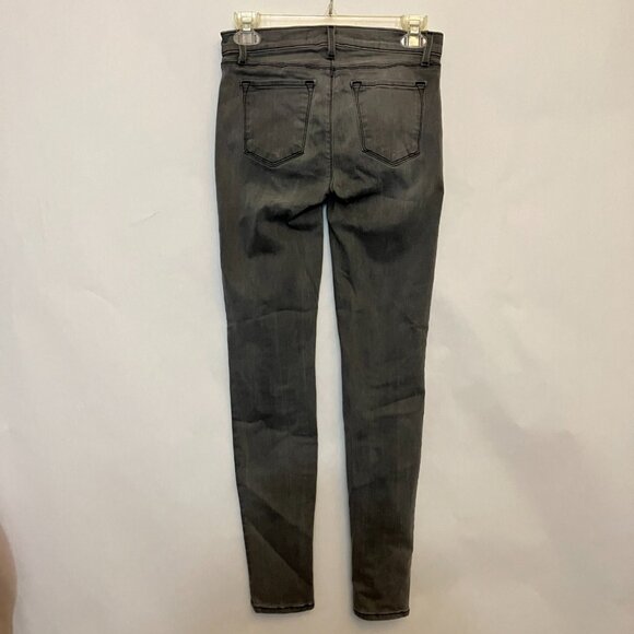 J Brand Womens Jeans Skinny Leg Onyx Gray Denim Size 27 Low Rise - Picture 3 of 6
